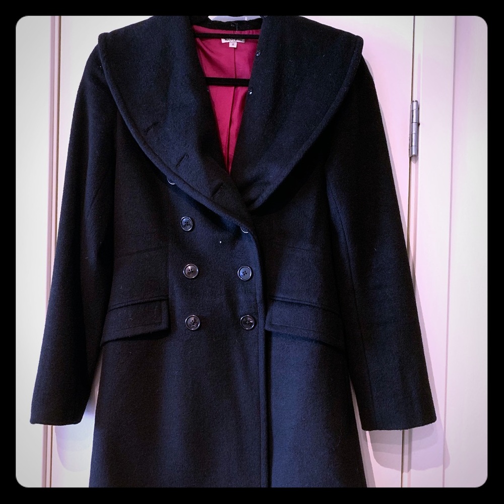 Black pea coat